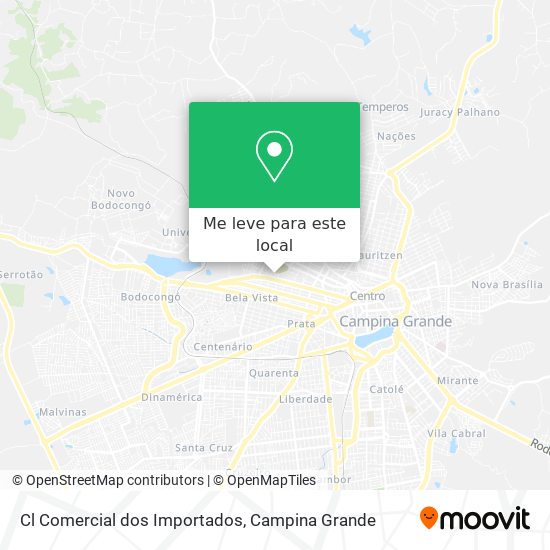 Cl Comercial dos Importados mapa