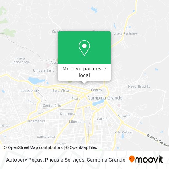 Autoserv Peças, Pneus e Serviços mapa