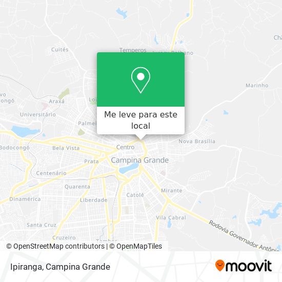Ipiranga mapa