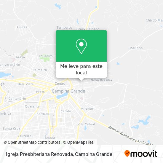 Igreja Presbiteriana Renovada mapa