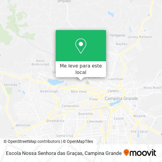 Escola Nossa Senhora das Graças mapa