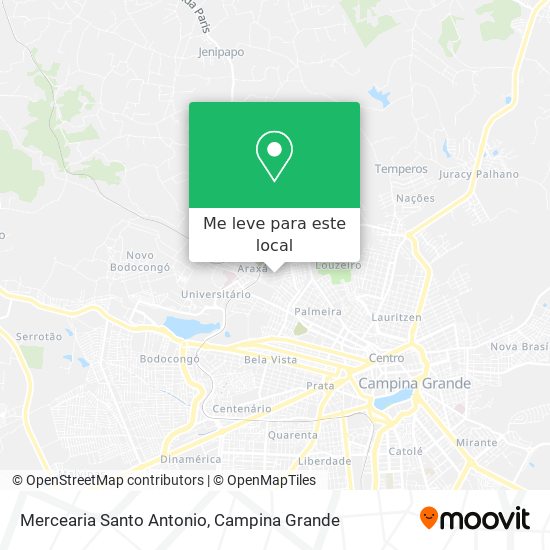 Mercearia Santo Antonio mapa