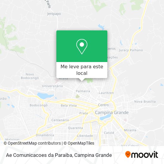 Ae Comunicacoes da Paraiba mapa