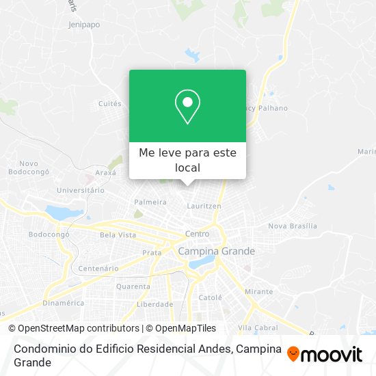 Condominio do Edificio Residencial Andes mapa