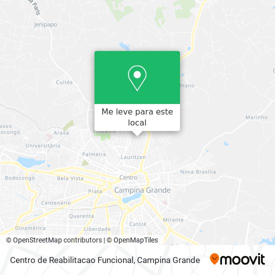 Centro de Reabilitacao Funcional mapa