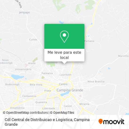 Cdl Central de Distribuicao e Logistica mapa