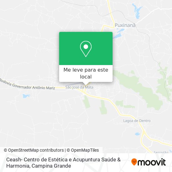 Ceash- Centro de Estética e Acupuntura Saúde & Harmonia mapa