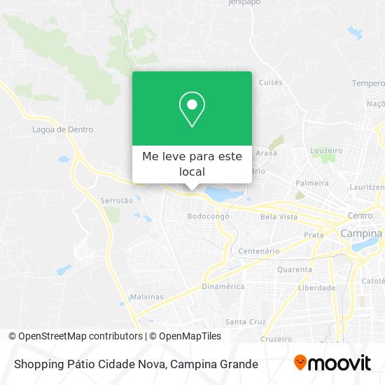 Shopping Pátio Cidade Nova mapa