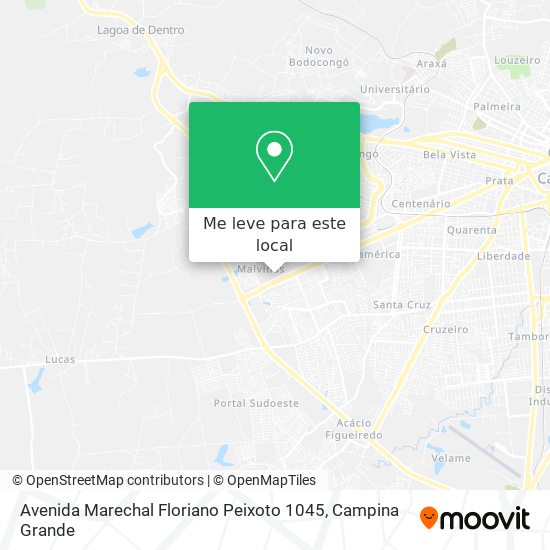Avenida Marechal Floriano Peixoto 1045 mapa