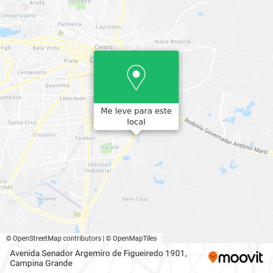 Avenida Senador Argemiro de Figueiredo 1901 mapa