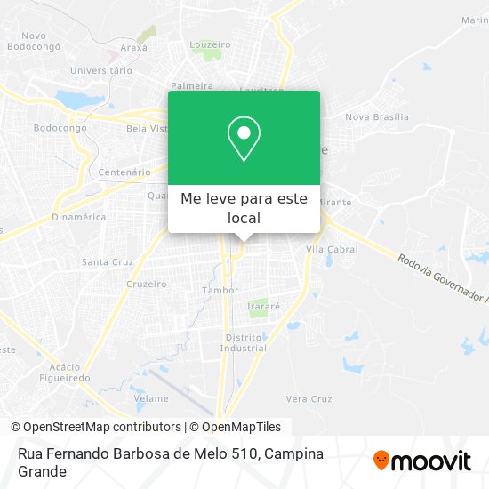 Rua Fernando Barbosa de Melo 510 mapa