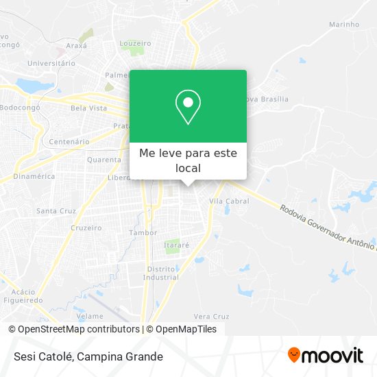 Sesi Catolé mapa