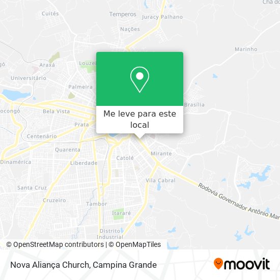 Nova Aliança Church mapa