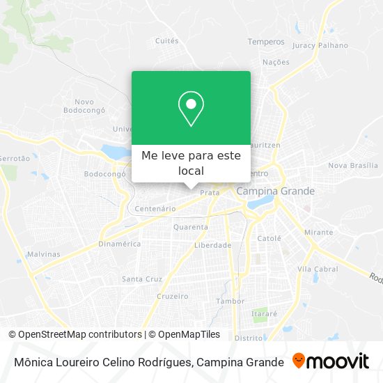 Mônica Loureiro Celino Rodrígues mapa