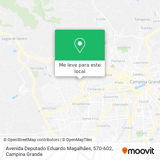 Avenida Deputado Eduardo Magalhães, 570-602 mapa