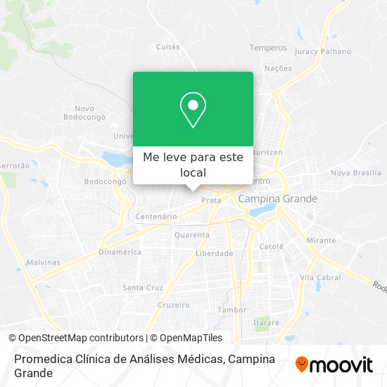 Promedica Clínica de Análises Médicas mapa