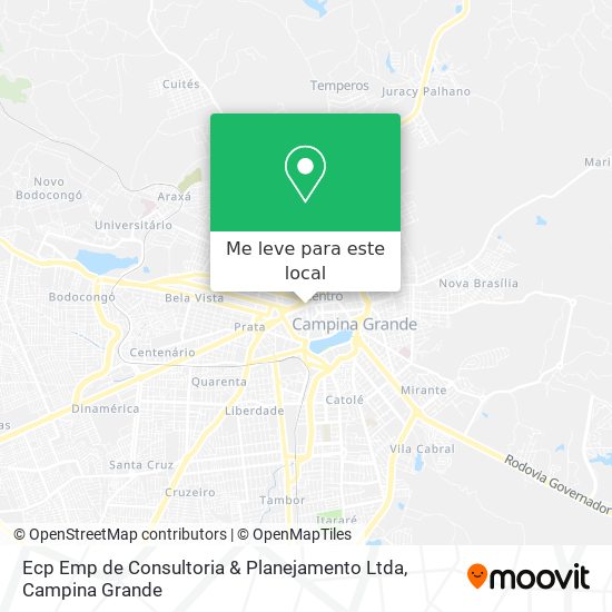 Ecp Emp de Consultoria & Planejamento Ltda mapa