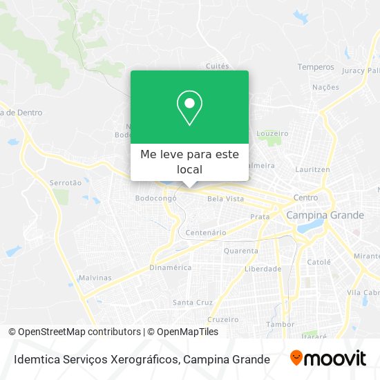 Idemtica Serviços Xerográficos mapa