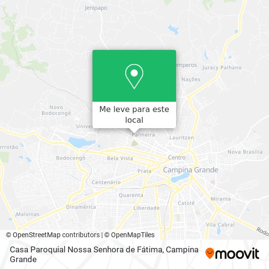 Casa Paroquial Nossa Senhora de Fátima mapa