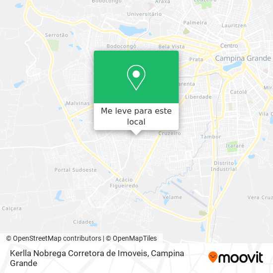 Kerlla Nobrega Corretora de Imoveis mapa