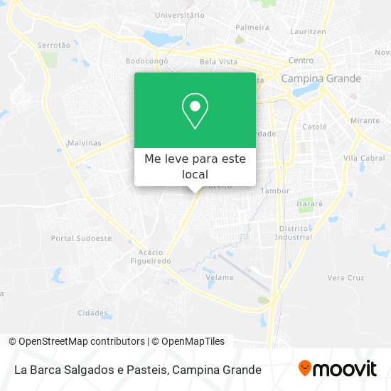La Barca Salgados e Pasteis mapa