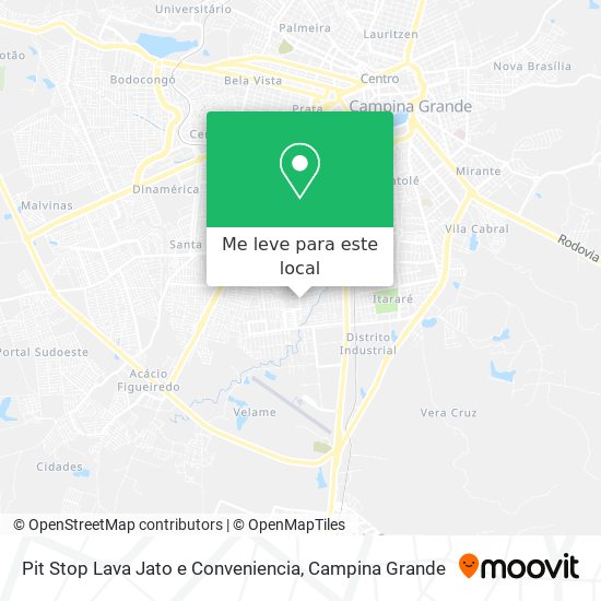 Pit Stop Lava Jato e Conveniencia mapa