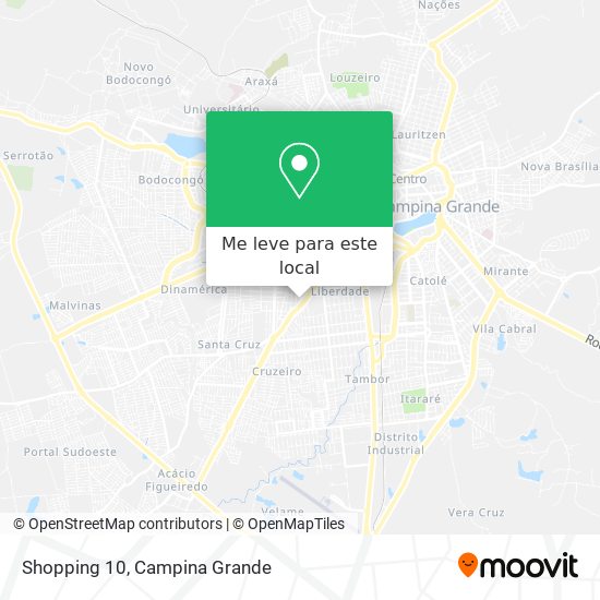 Shopping 10 mapa