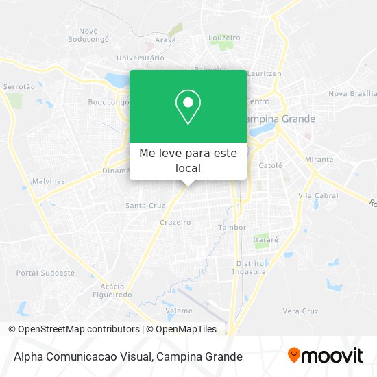 Alpha Comunicacao Visual mapa