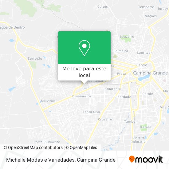Michelle Modas e Variedades mapa