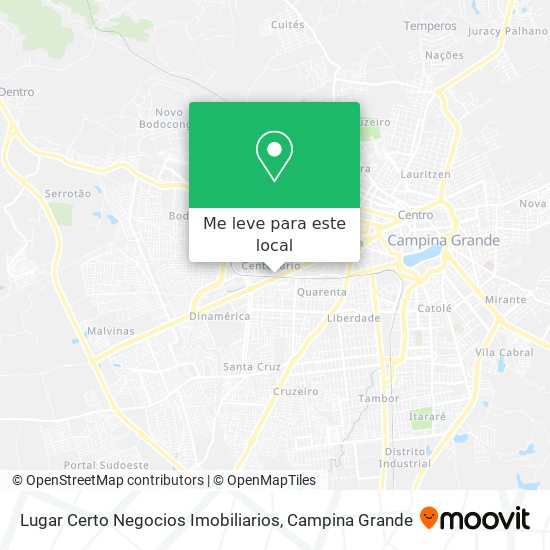 Lugar Certo Negocios Imobiliarios mapa