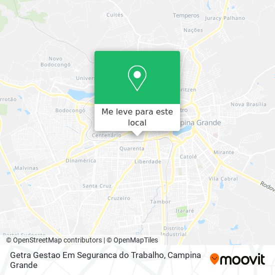 Getra Gestao Em Seguranca do Trabalho mapa