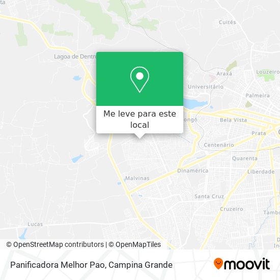 Panificadora Melhor Pao mapa
