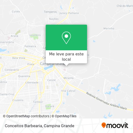 Conceitos Barbearia mapa