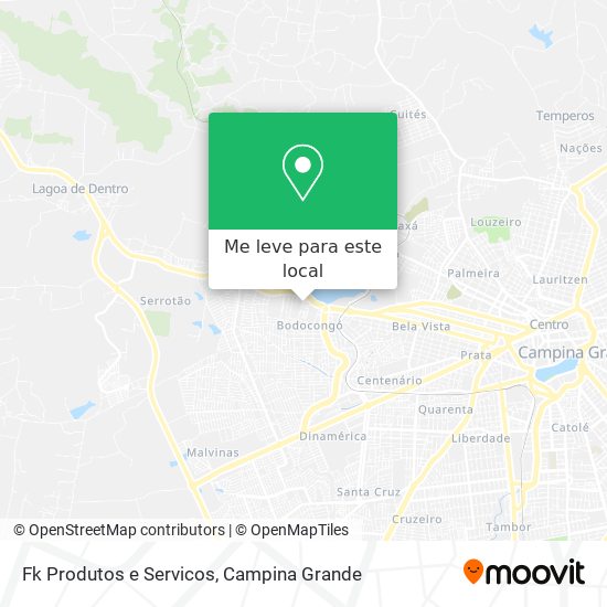 Fk Produtos e Servicos mapa