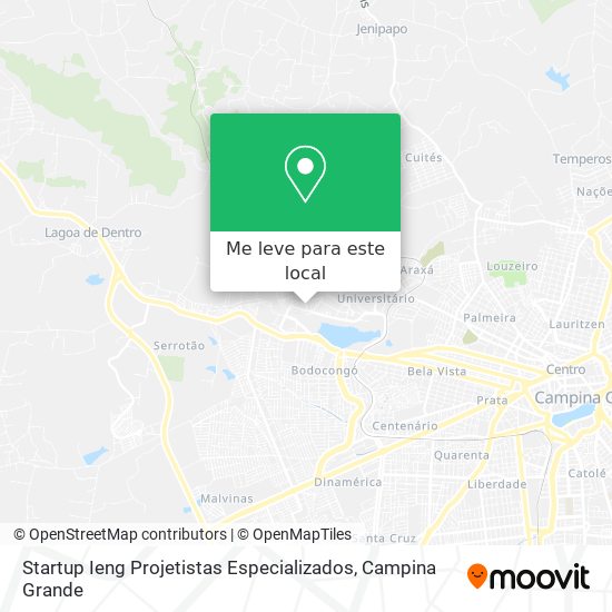 Startup Ieng Projetistas Especializados mapa