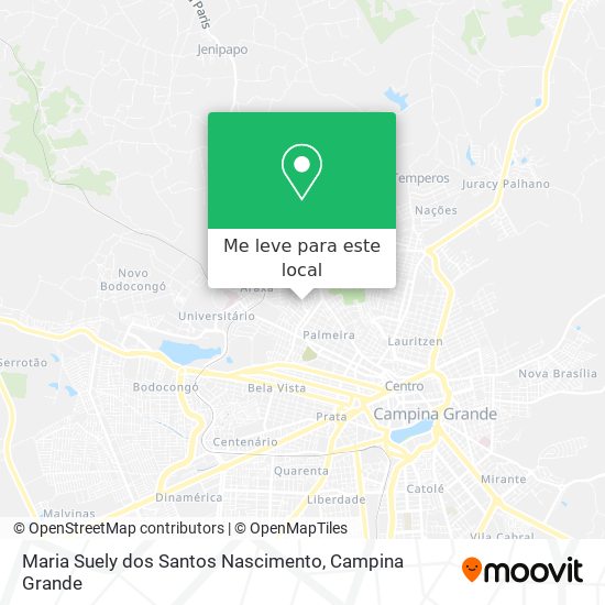 Maria Suely dos Santos Nascimento mapa