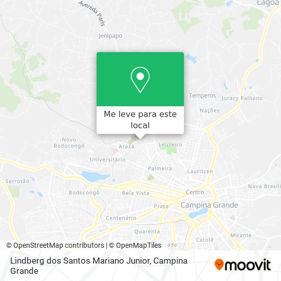Lindberg dos Santos Mariano Junior mapa