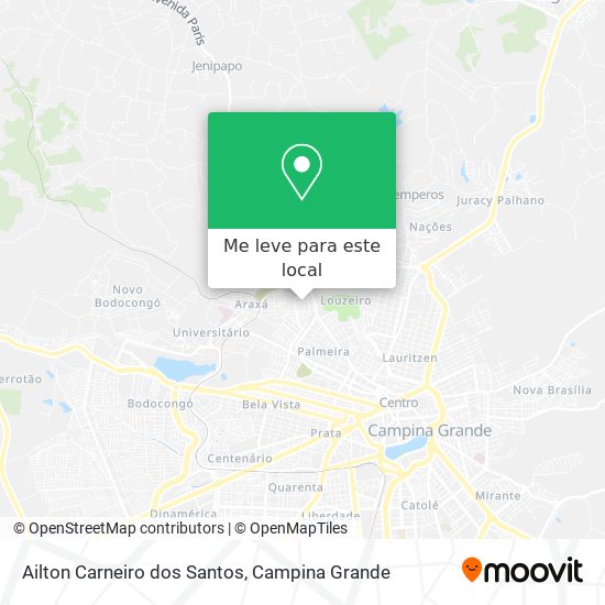 Ailton Carneiro dos Santos mapa