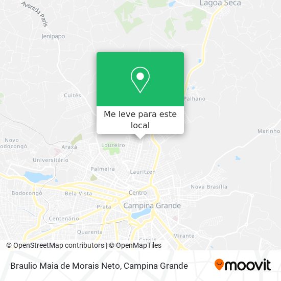 Braulio Maia de Morais Neto mapa