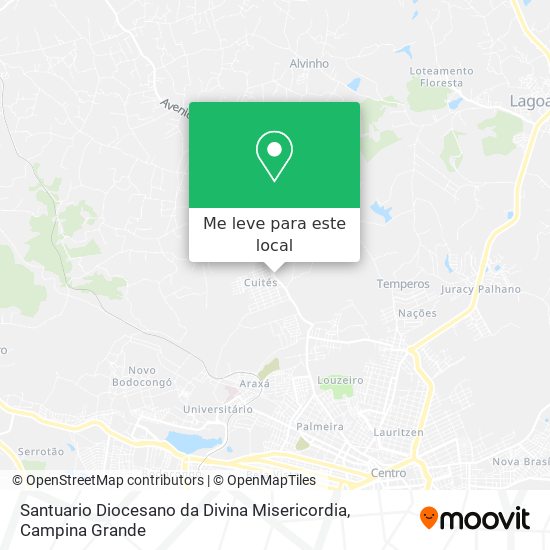 Santuario Diocesano da Divina Misericordia mapa