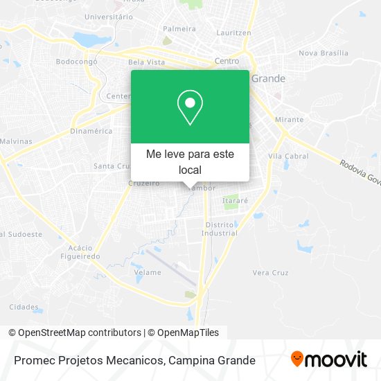 Promec Projetos Mecanicos mapa