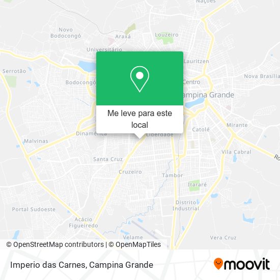 Imperio das Carnes mapa