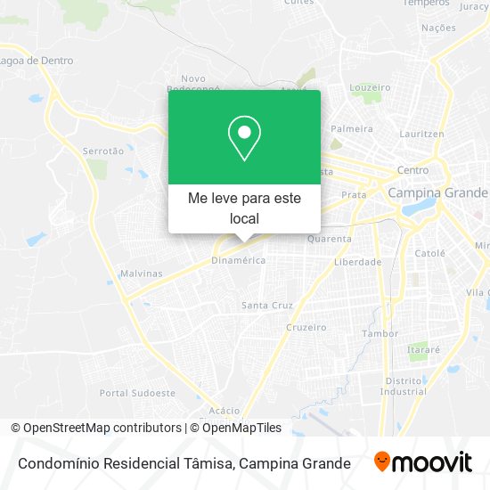 Condomínio Residencial Tâmisa mapa