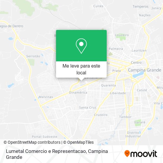 Lumetal Comercio e Representacao mapa