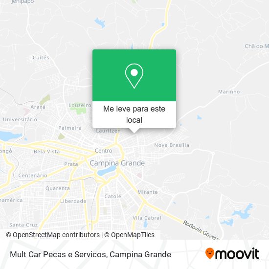 Mult Car Pecas e Servicos mapa