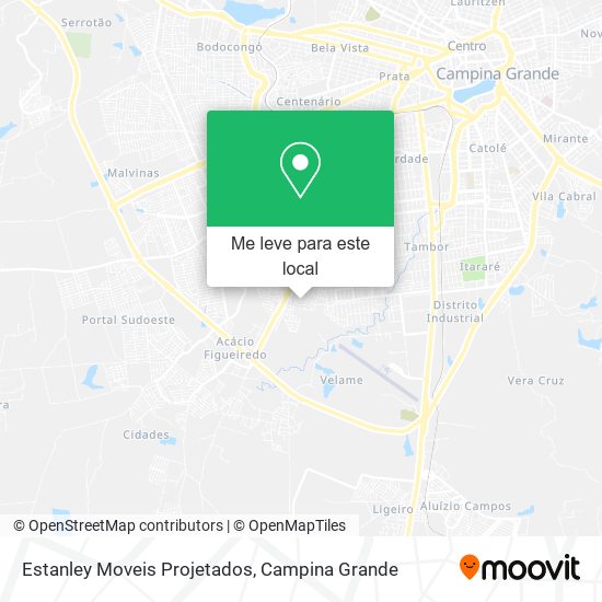 Estanley Moveis Projetados mapa