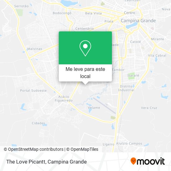 The Love Picantt mapa