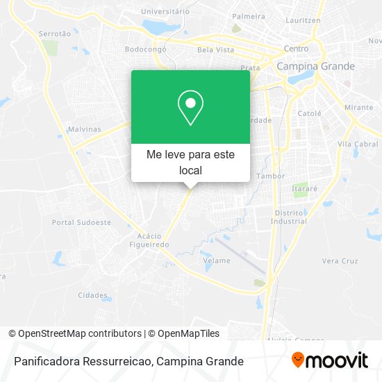 Panificadora Ressurreicao mapa