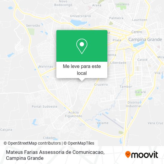 Mateus Farias Assessoria de Comunicacao mapa