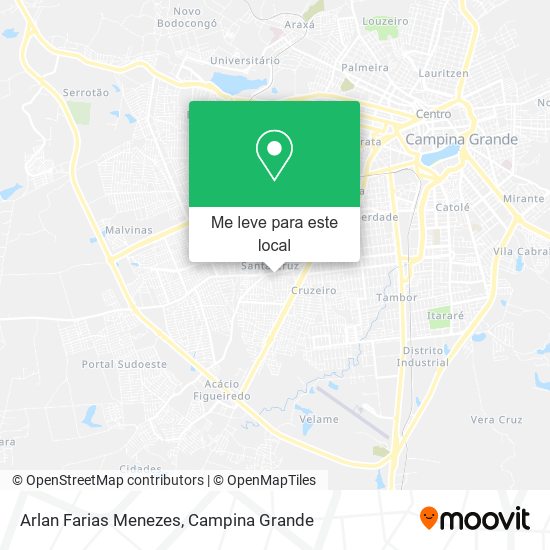 Arlan Farias Menezes mapa